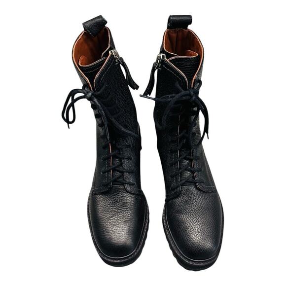 Reformation Katya Combat Boots black leather size 5 - Picture 3 of 7